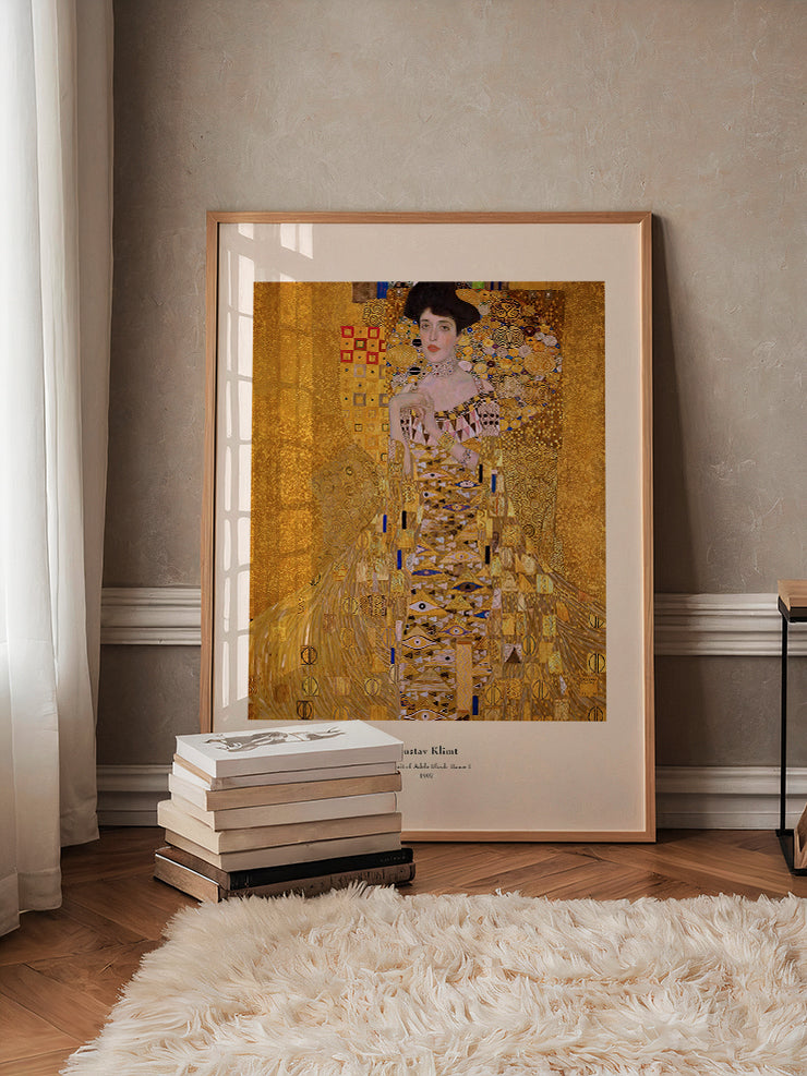 Klimt Portrait Of Adele Bloch Bauer - Art Print  Poster