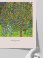Gustav Klimt Rose Bushes Under Trees - Art Print