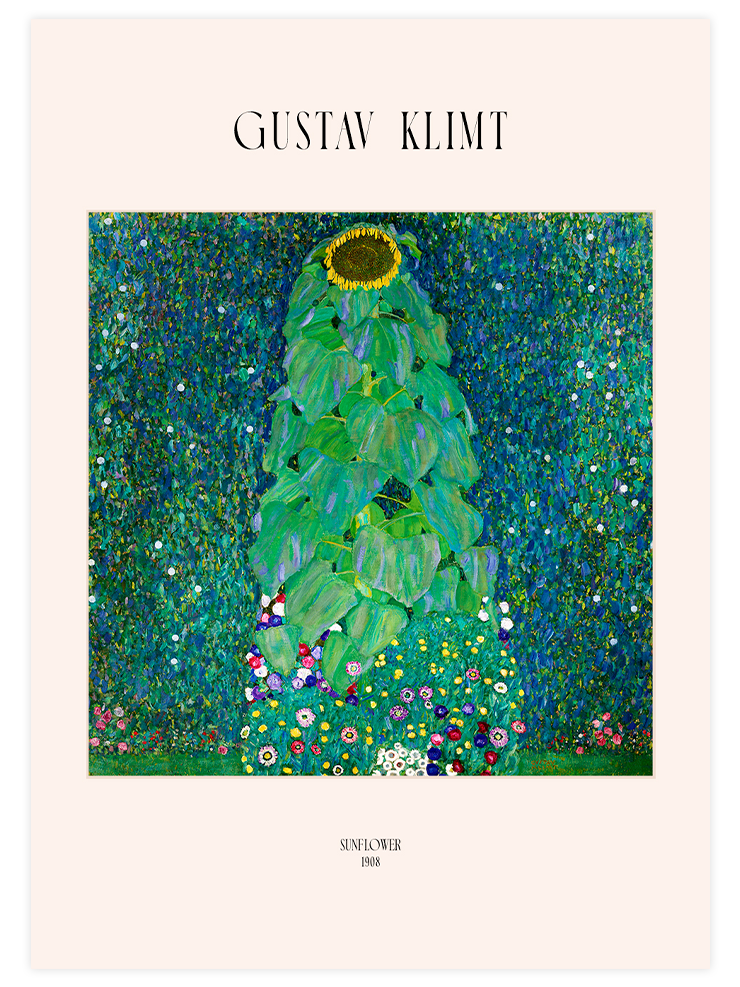 Gustav Klimt The Sunflower - Art Print Ürün ana görseli