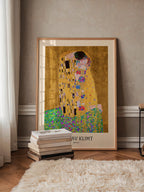 Gustav Klimt The Kiss N2 - Art Print