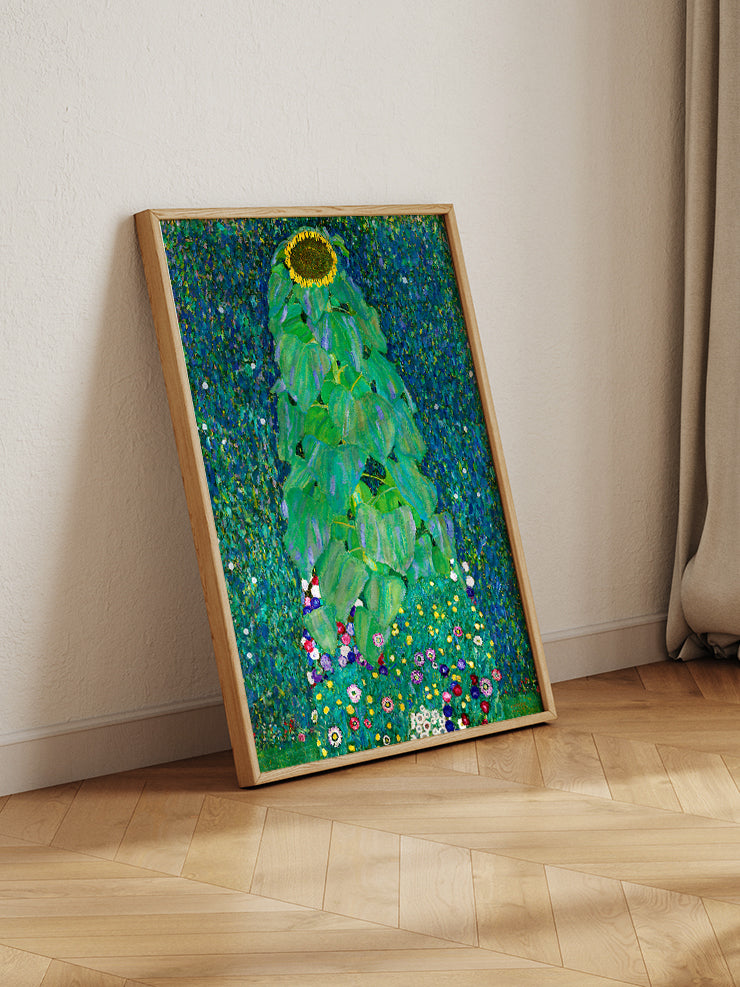 Gustav Klimt The Sunflower - Art Print  Poster
