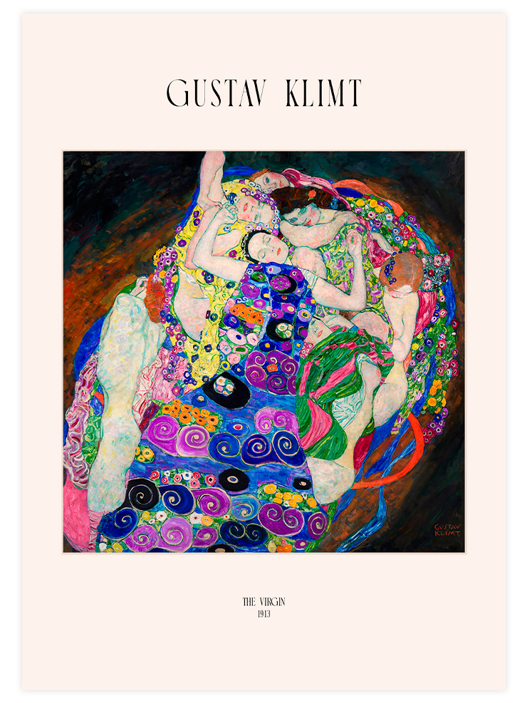 Gustav Klimt The Virgin - Art Print Ürün ana görseli