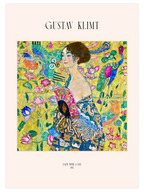 Gustav Klimt Woman With Fan - Art Print