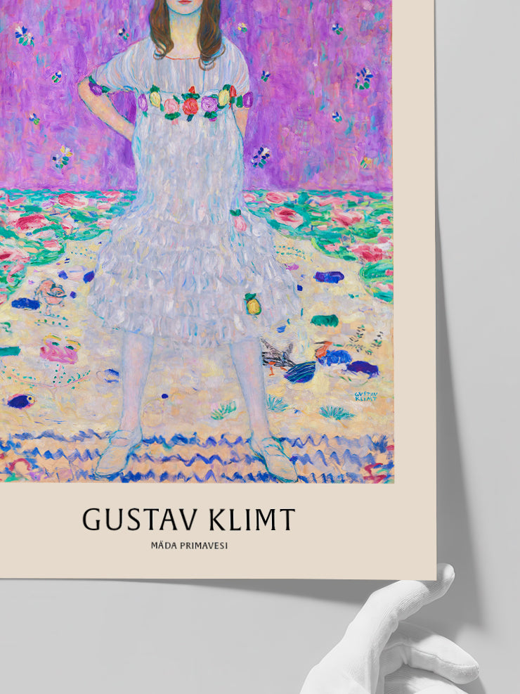 Gustav Klimt Mada Primavesi - Art Print  Poster