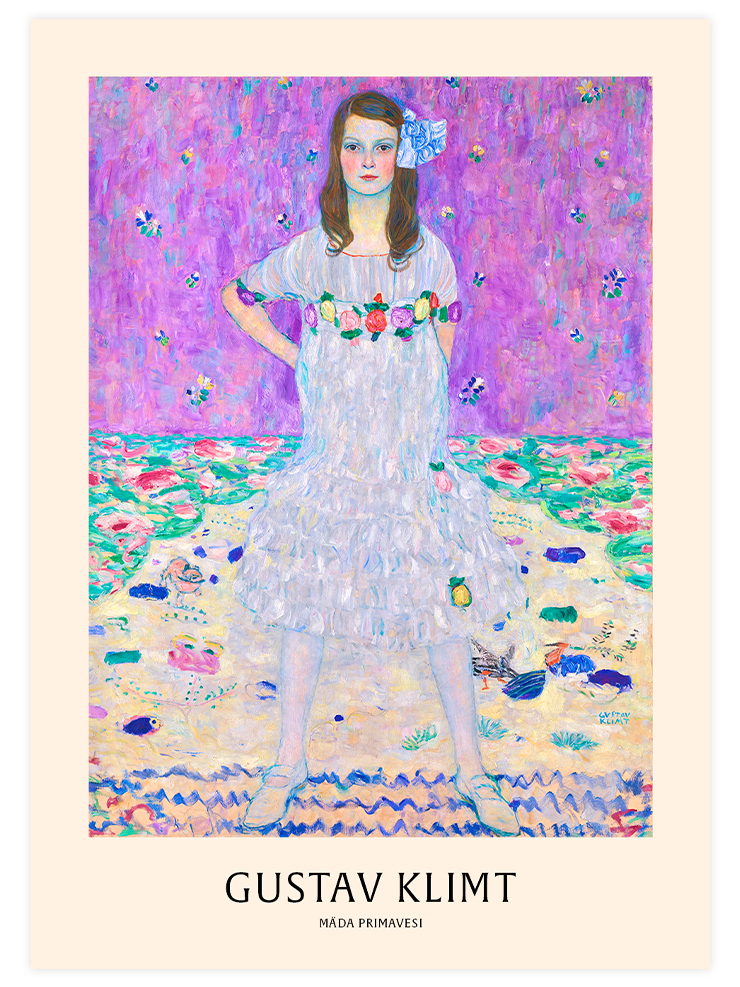 Gustav Klimt Mada Primavesi - Art Print