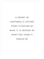 Secret to Happiness Poster Seti