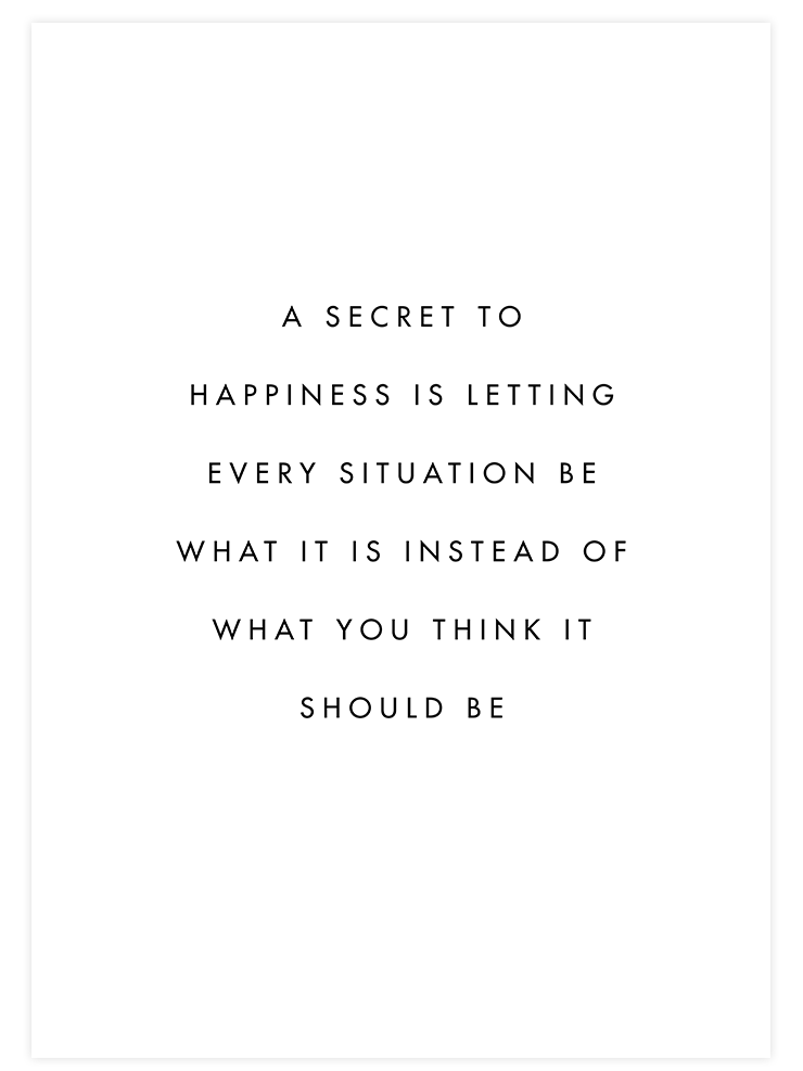 Secret to Happiness Poster Seti