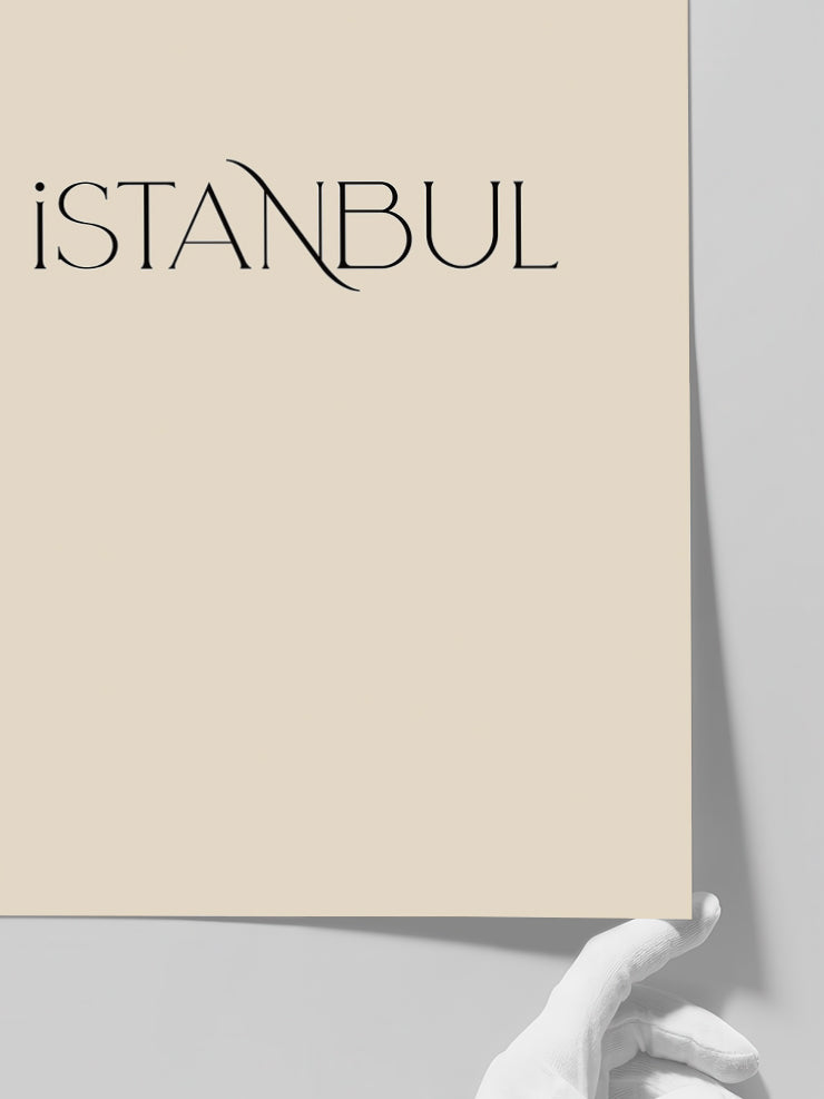 Istanbul With Style - Art Print  Poster