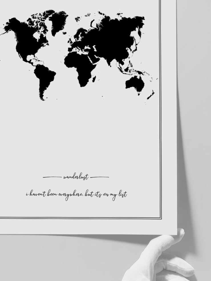 Wanderlust - Art Print  Poster