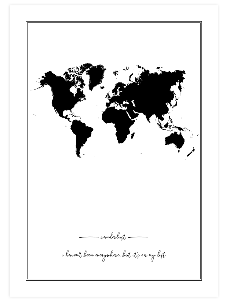 Wanderlust Poster Seti