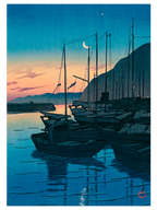 Kawase Morning at Beppu - Art Print