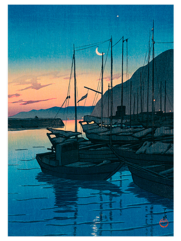 Kawase Morning at Beppu - Art Print