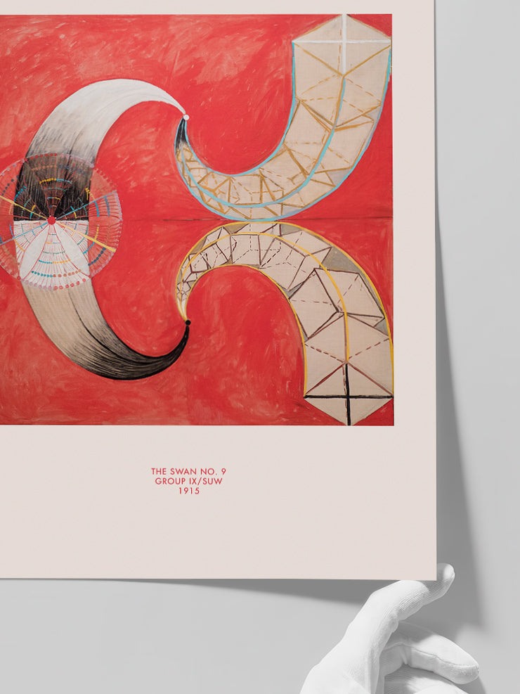 Hilma Af Klint The Swan No.9 - Art Print  Poster