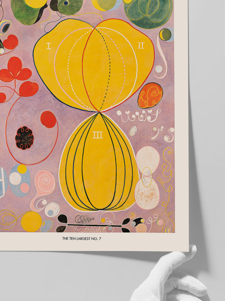 Hilma Af Klint The Ten Largest No7 - Art Print  Poster