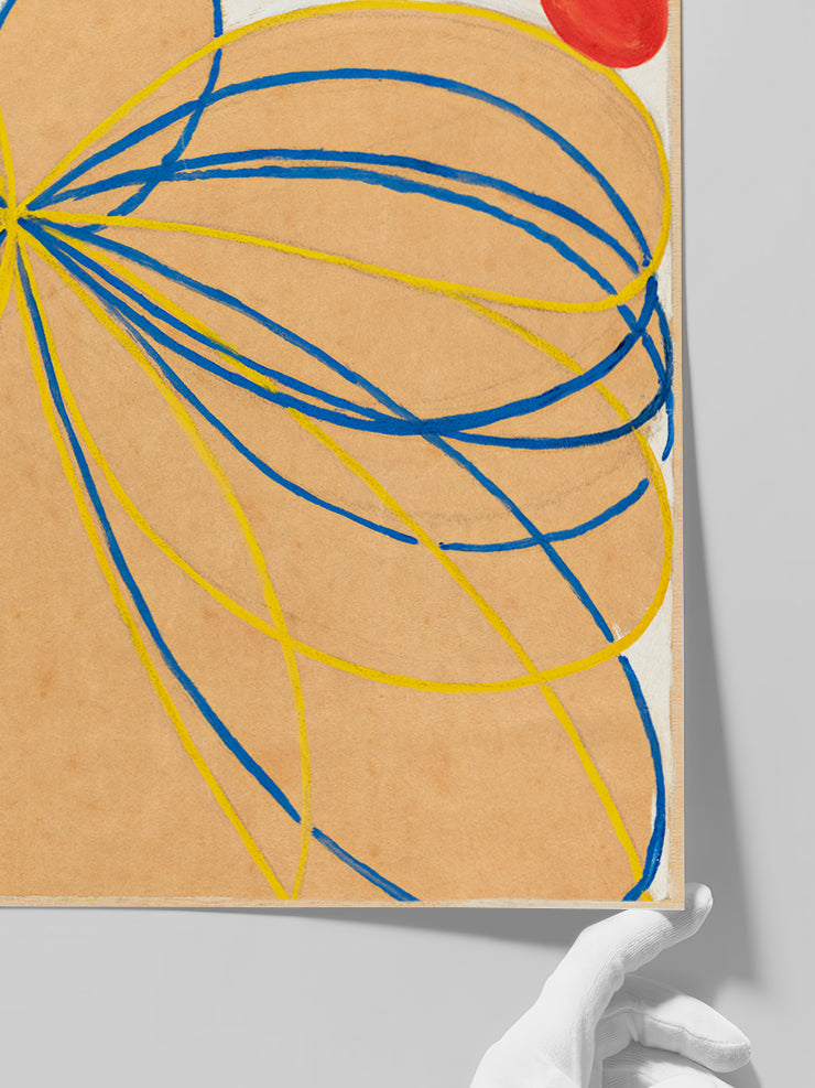 Hilma Af Klint The Seven Pointed Star No1 - Art Print  Poster