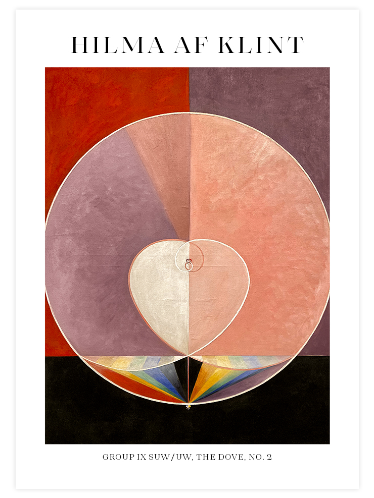 Hilma Af Klint Dove - Poster Seti Duo  Poster