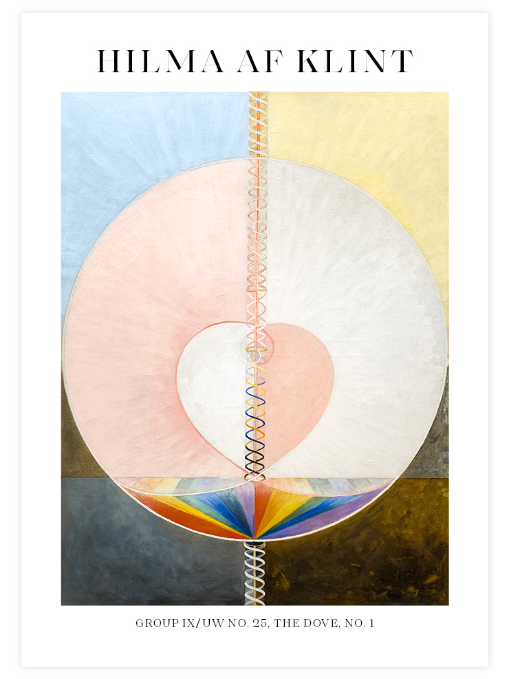 Hilma Af Klint Dove - Poster Seti Duo  Poster