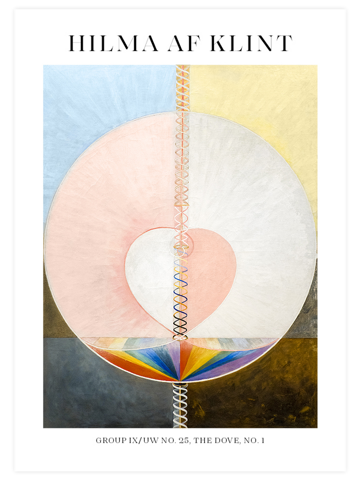 Hilma Af Klint Dove - Poster Seti Duo  Poster
