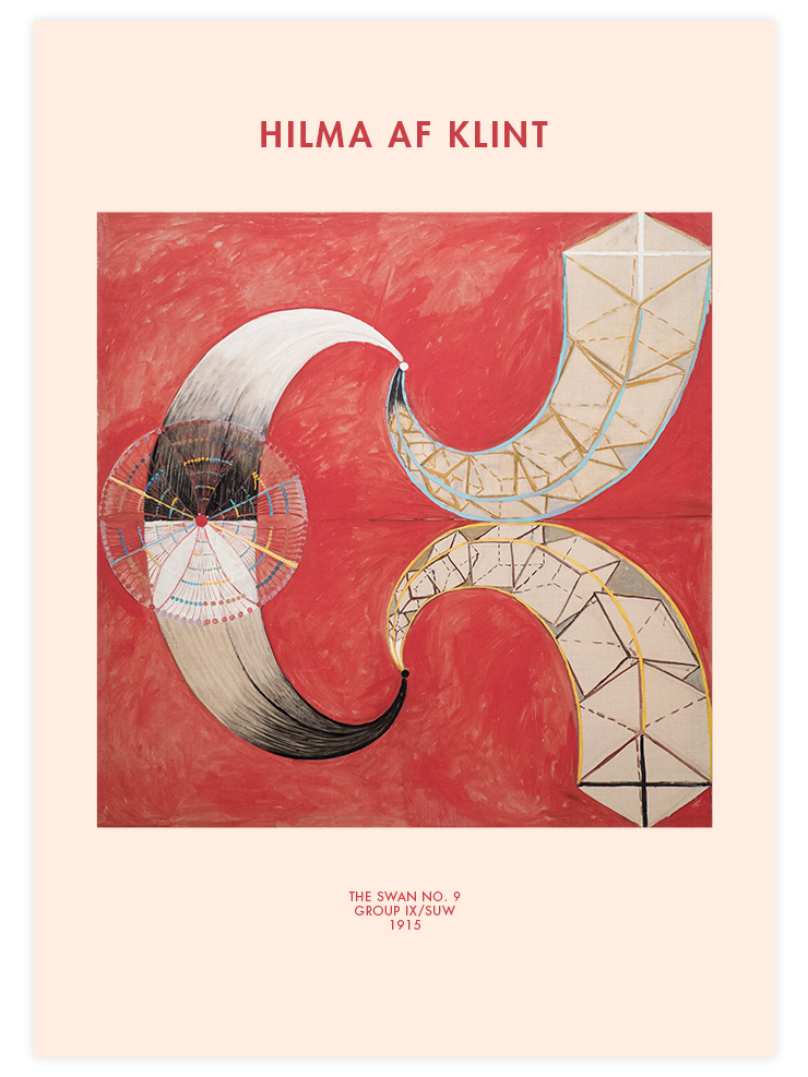 Hilma Af Klint The Swan - Poster Seti Duo  Poster