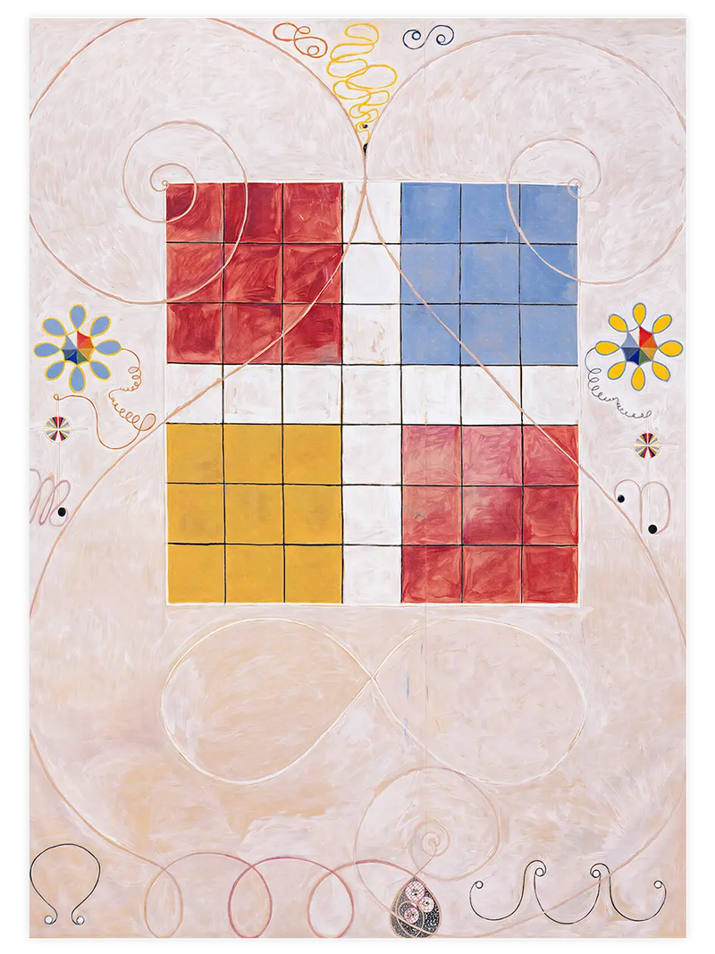 Hilma Af Klint The Ten Largest N10 - Art Print