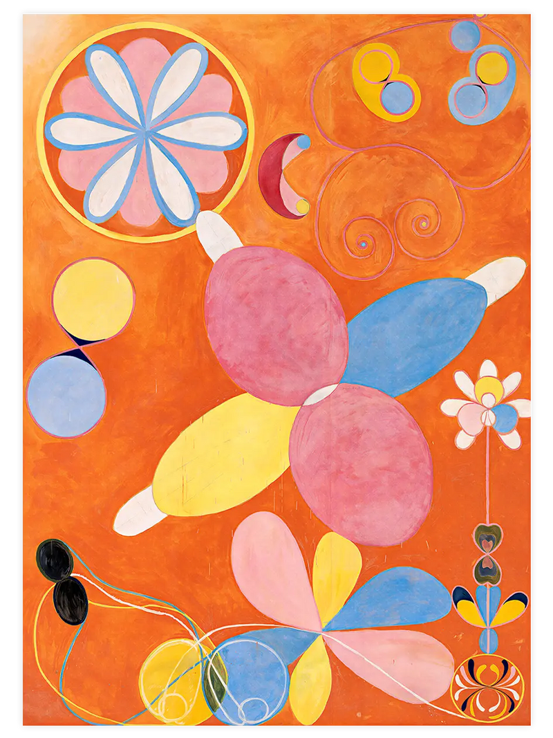 Hilma Af Klint The Ten Largest No4 - Art Print