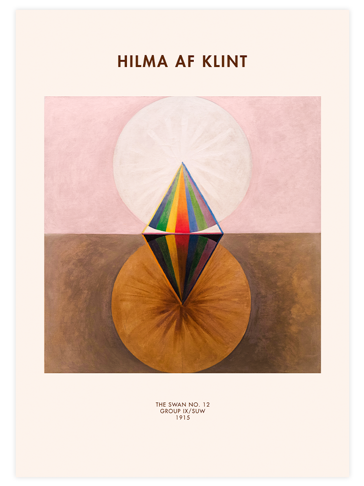 Hilma Af Klint The Swan No.12 - Art Print Ürün ana görseli