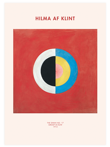 Hilma Af Klint The Swan No. 17 - Art Print