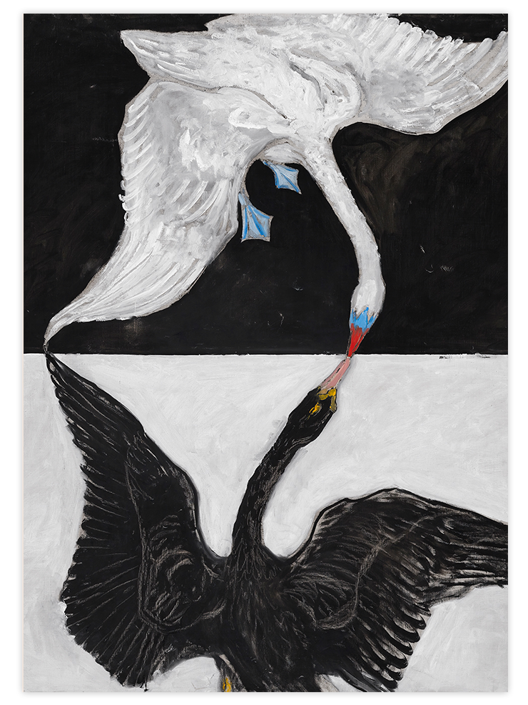 Hilma af Klint The Swan No.1 - Art Print