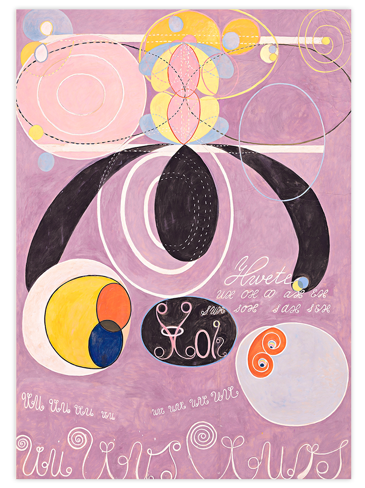 Hilma Af Klint The Ten Largest No.6 - Art Print Ürün ana görseli