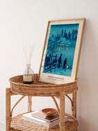 Hiroaki Takahashi Night Scene of Mabashi - Art Print