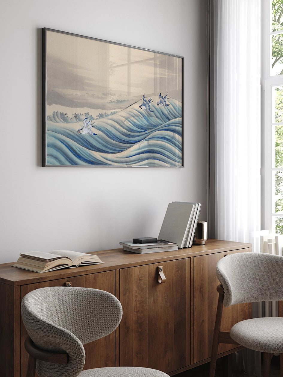 Hokusai, Chodori over Waves - Art Print Ürün ikincil görseli