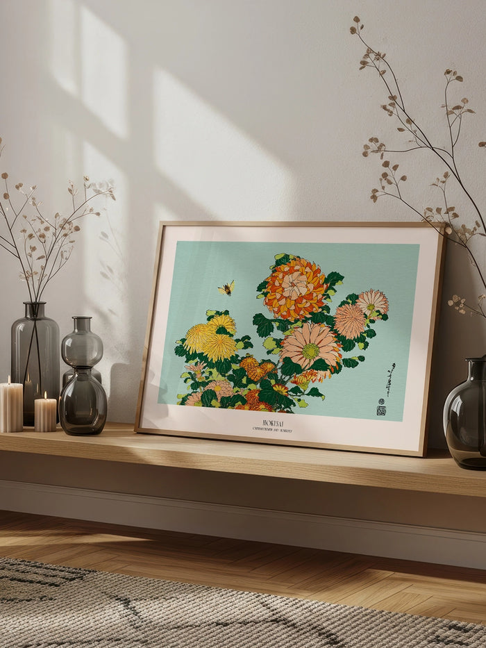 tablo Chrysanthemums and Horsefly