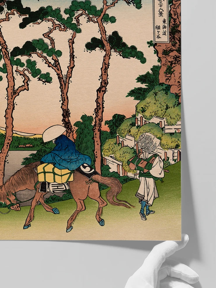 Hokusai, Hodogaya on the Tokaido - Art Print  Poster