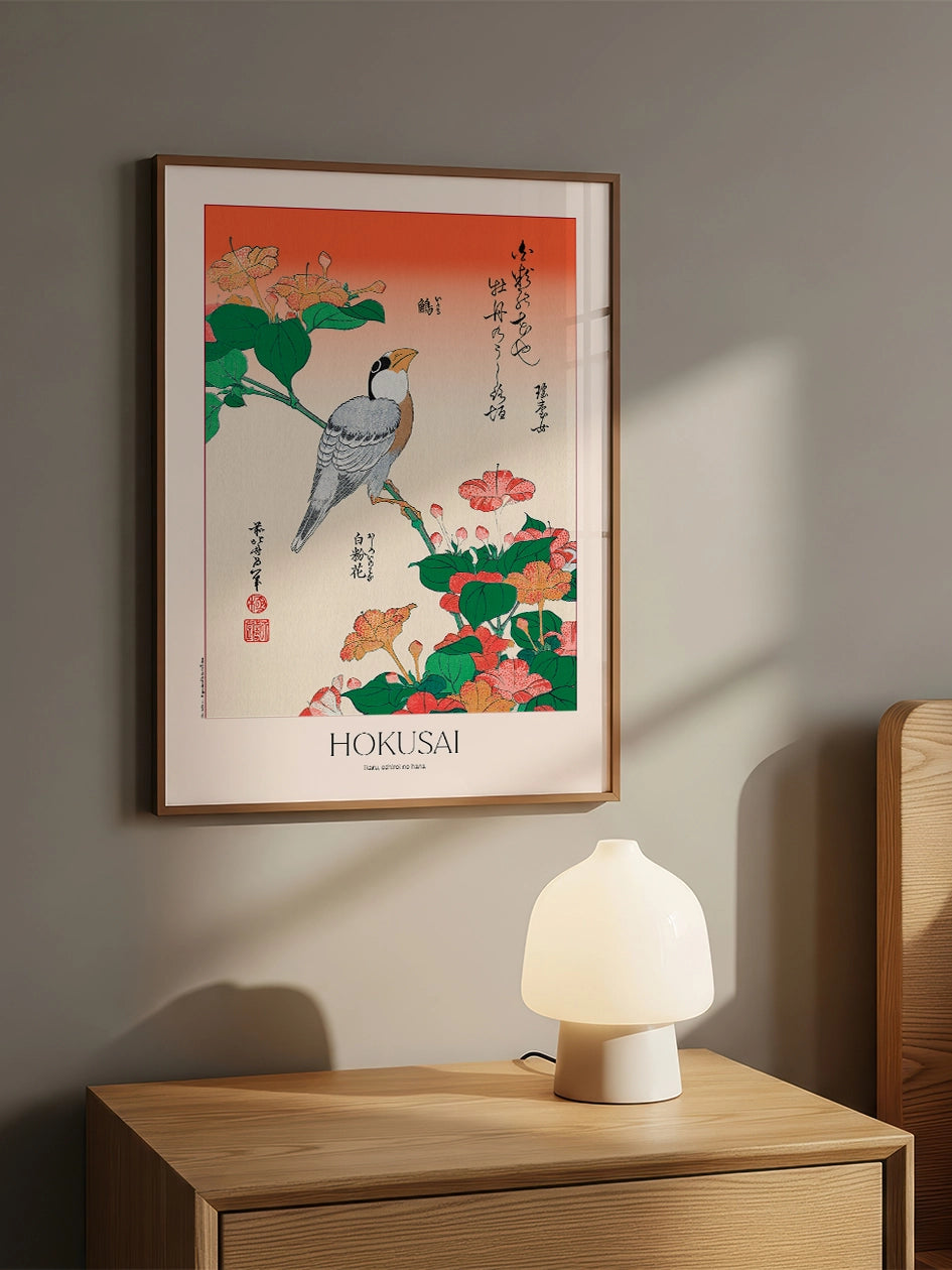 Hokusai Ikaru Oshiroi no Hana tablosu