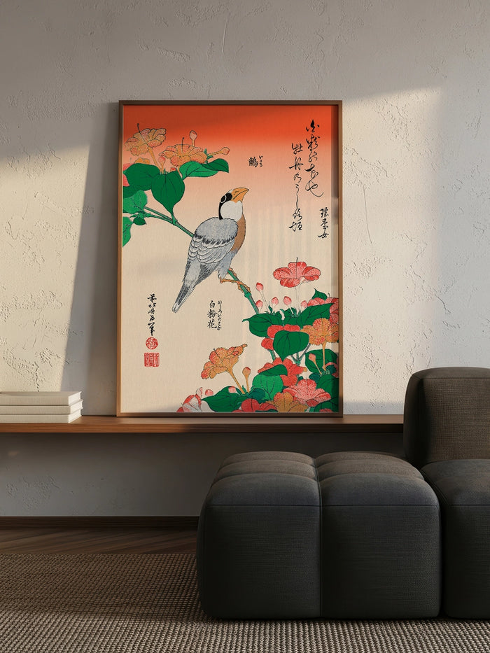 Hokusai Ikaru Oshiroi no Hana tablosu