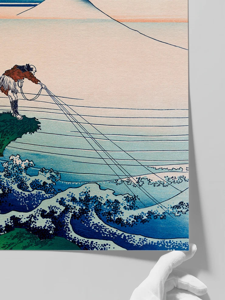 Hokusai, Kajikasawa in Kai Province - Art Print  Poster