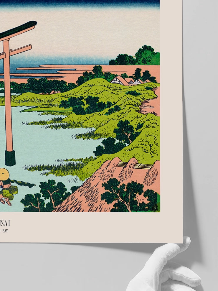 Hokusai, Noboto Bay - Art Print  Poster