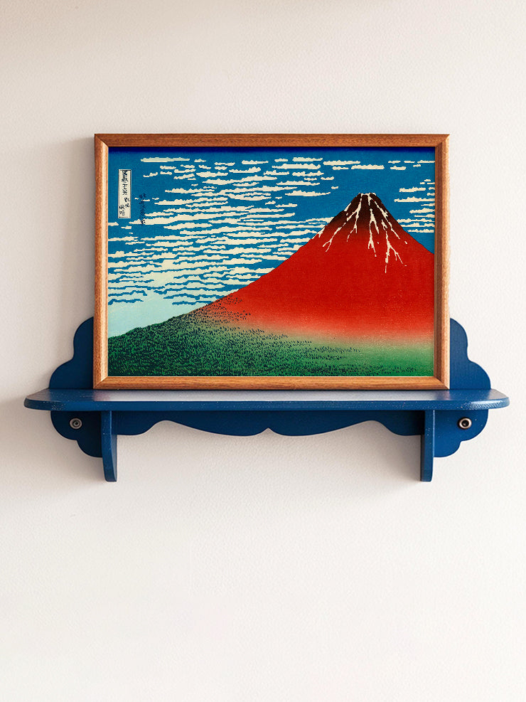 Hokusai Red Fuji - Art Print