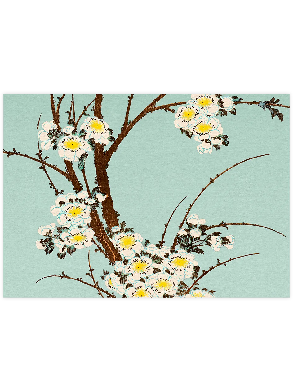 Hokusai Shiraume poster