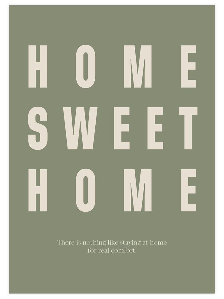 Home Sweet Home - Art Print Ürün ana görseli