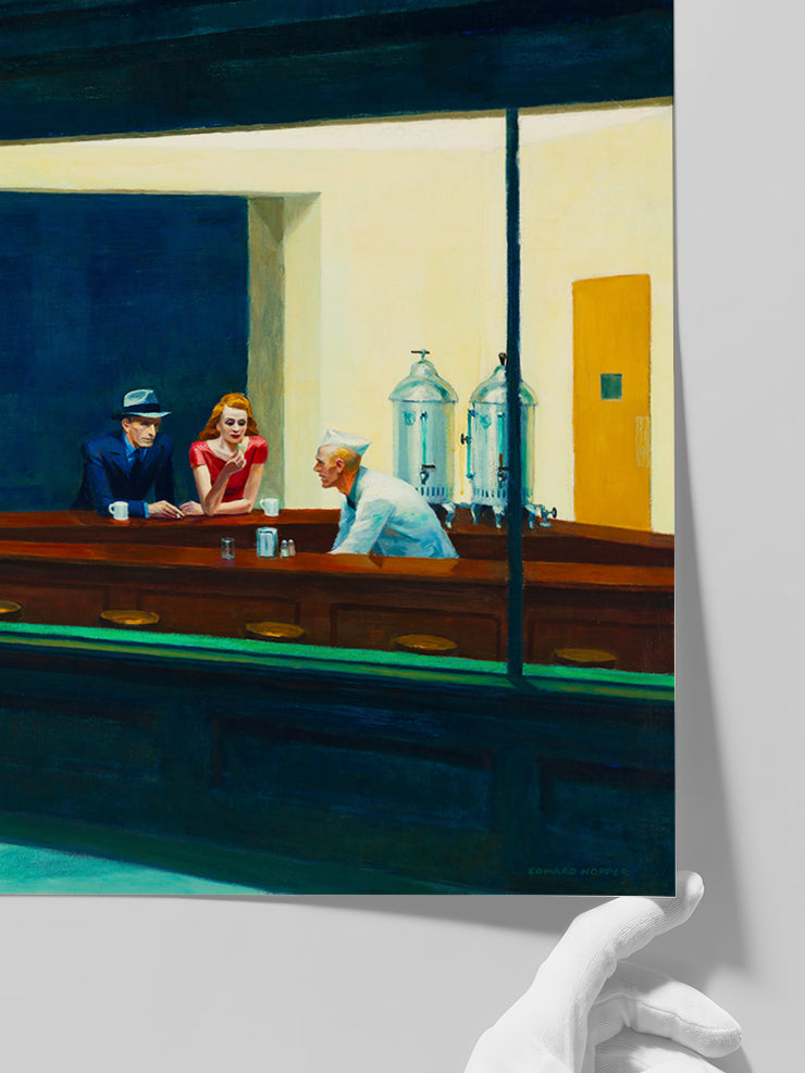 Edward Hopper Nighthawks - Art Print  Poster