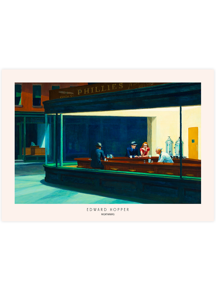 Edward Hopper Nighthawks - Art Print Ürün ana görseli