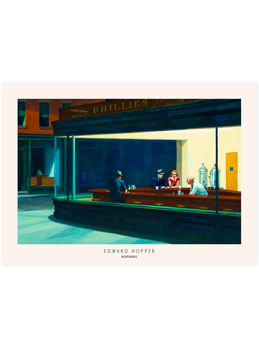 Edward Hopper Nighthawks - Art Print