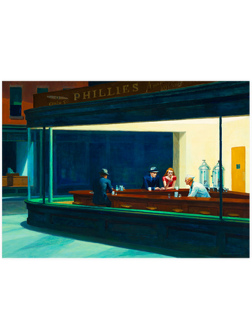 Edward Hopper Nighthawks - Art Print