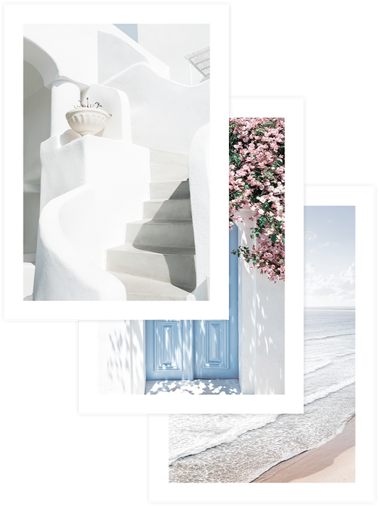 Mediterranean Charm - Poster Seti Trio