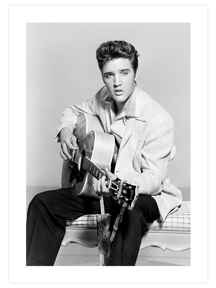 İkonik Elvis - Art Print