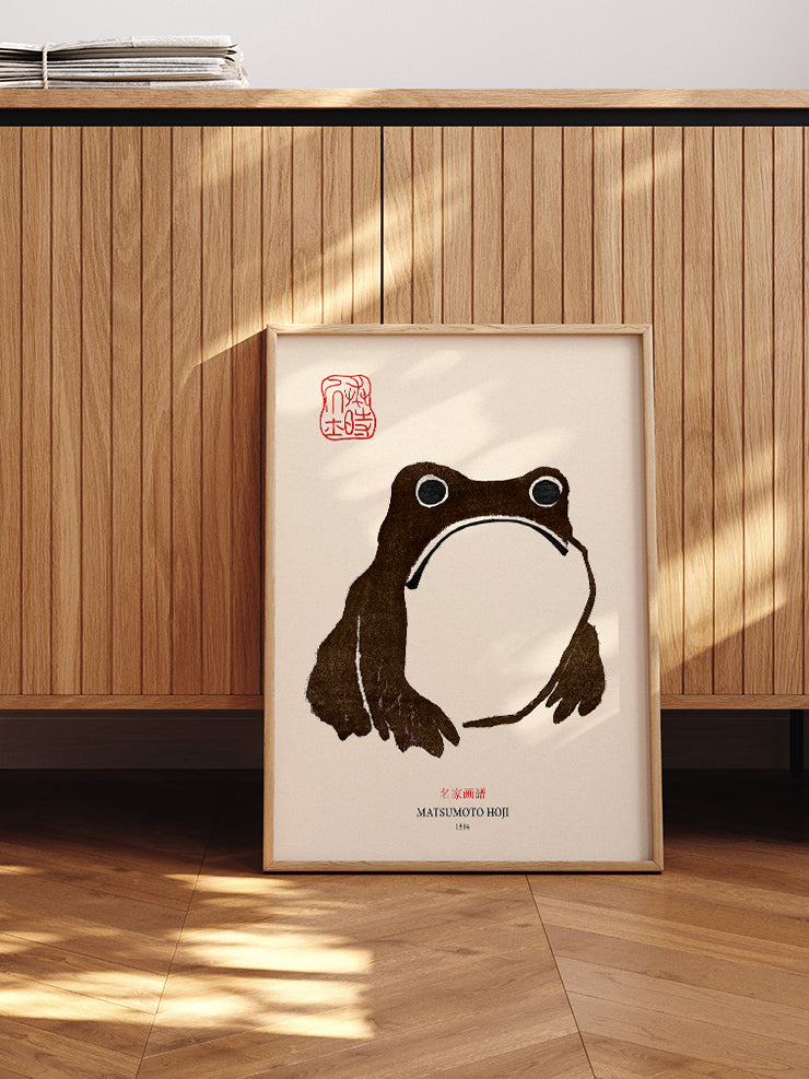 Frog Matsumoto Hoji - Art Print  Poster