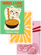 Maneki Neko - Poster Seti Trio