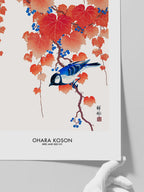 Ohara Koson Bird And Red Ivy - Art Print