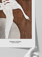 Ohara Koson Goose At Full Moon - Art Print